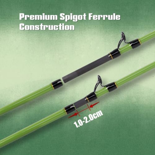 Fiblink Travel Fishing Rod,Spinning Rod & Casting Rod 5'6"/6'/6'6"/7'/7'6" - Image 3