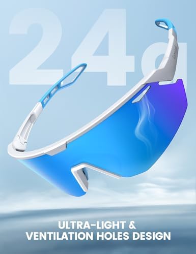 Lamicall 24g Polarized Sports Sunglasses for Men Women - UV400 Protection Sun Glasses for Baseball Running Cycling Fishing - Image 3