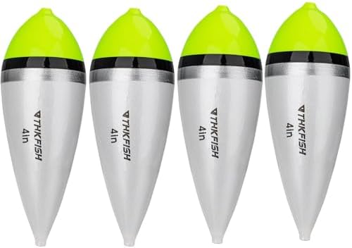 THKFISH Fishing Bobbers Slip Bobbers for Fishing Floats Bobbers for Fishing Balsa Bobbers for Steelhead Fish Float Rigs Freshwater Saltwater Floatage by THKFISH