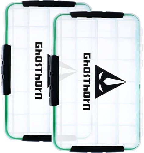 Ghosthorn Waterproof Fishing Tackle Box Organizer 3700 Lure Storage 2 Pack by Ghosthorn