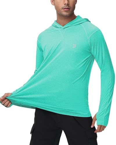 Roadbox Men's UPF 50+ Fishing Shirts, Long Sleeve UV Sun Protection Hoodie - Image 2