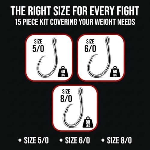 Circle Hooks Saltwater, Fishing Hooks Freshwater, Catfish Rig, Catfish Hooks, Drop Shot Hooks, Catfishing Equipment - Image 4