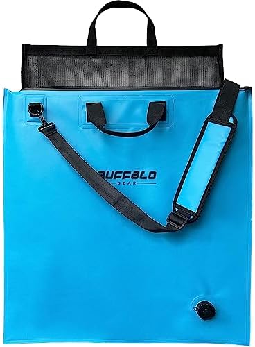 Buffalo Gear Fish Tournament Weigh in Bag for Bass Fishing, Heavy Duty Fish Bag for Caught Fish Waterproof,Leakproof,Puncture Resistant by BuffaloGear