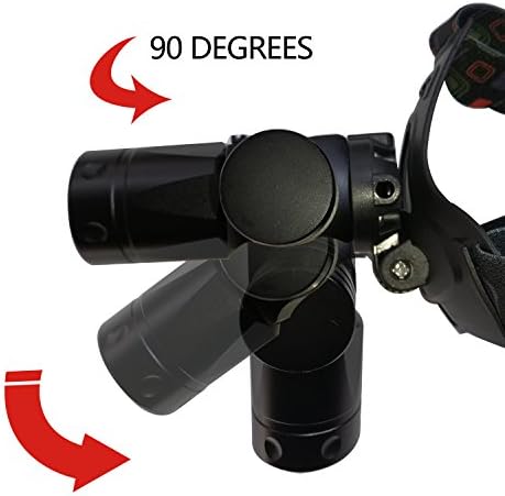 Rechargeable Aluminum Waterproof Diving Swimming Hiking Camping Hunting Fishing Headlamp Underwater 1800 Lumen Safety Head Light Flashlight - Image 2