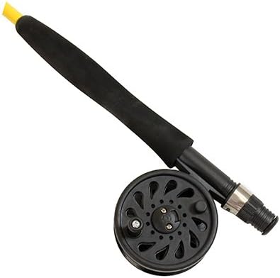 Eagle Claw PK66TF Pack-It Fly Combo, 6'6" Length, 1 Piece Telescopic. #3 Line Weight, Yellow Rod/Black Reel - Image 2