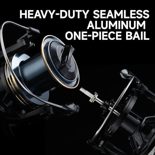 Big Game Surf Spinning Fishing Reel, 44Lbs Max Drag Saltwater Fishing Reels - Image 4