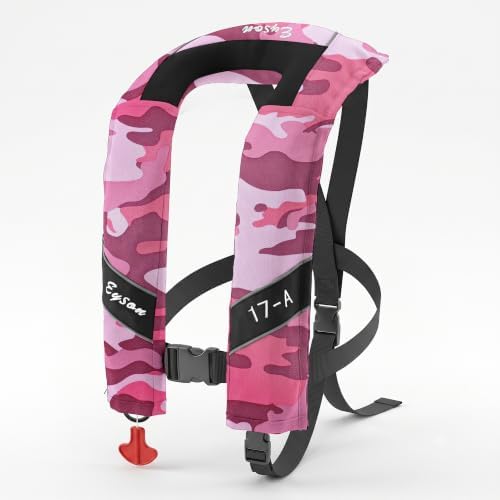 Automatic Inflatable Life Jacket, Preserver PFD for Kids,Life Vest for Kid,Supports Weight up to 160 pounds(YSH725) by NAUTISHIELD