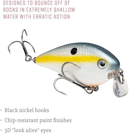 Strike King KVD 1.5 Shallow Square Bill Crankbait - Image 4