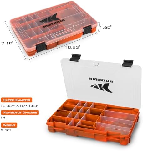 KastKing Utility Tackle Boxes, 3600 and 3700 Fishing Tackle Trays - Image 6