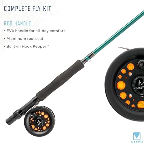 Martin Fly Reel and Fishing Rod Combo Kit - Image 4