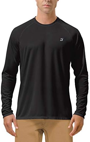 Roadbox Men's UPF 50+ UV Sun Protection Shirts, Long Sleeve Swim Rash Guard by Roadbox