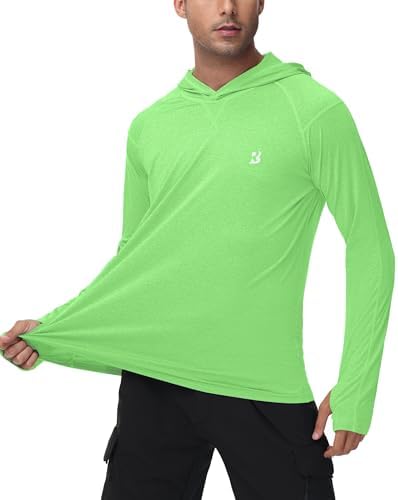 Roadbox Men's UPF 50+ Fishing Shirts, Long Sleeve UV Sun Protection Hoodie - Image 2