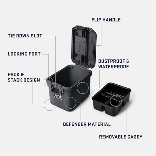 YETI LoadOut GoBox Collection, Divided Waterproof Cargo Case, Dry Box, Camera Case, Fishing Tackle Box - Image 2