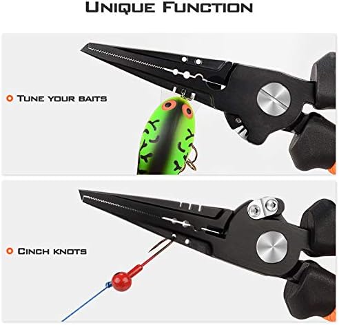 KastKing Speed Demon Pro Fishing Pliers,8.5'' Split Ring Nose - Image 2