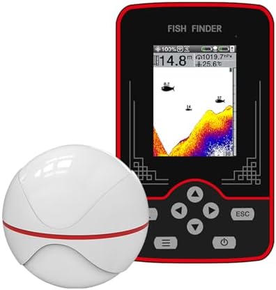 Portable Wireless Fish Depth Finder Fish Finders & Depth Finders by RICANK