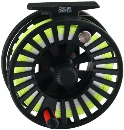 Redington Crosswater 4/5/6 Fly Reel - Spooled with 5WT Fly Fishing Line by REDINGTON
