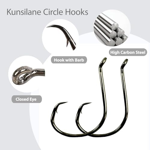 Catfishing Circle Hooks-Octopus Fishing Circle Hook for Catfish 50/100 Pack - Image 4