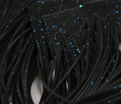Hareline Crazy Legs Fly Tying Material – Silicone Rubber Legs for Streamers, Nymphs, Bass & Saltwater Flies by HarelineDubbin