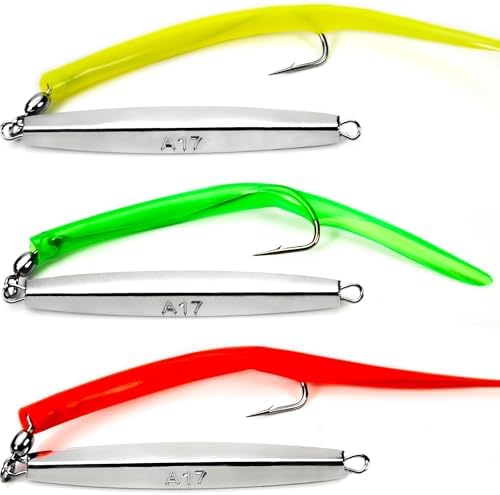 Diamond Jigs Saltwater Fishing Lures for Tuna, Striped Bass by VMSIXVM