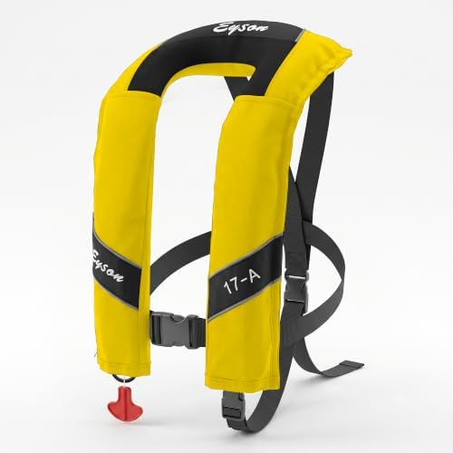 Automatic Inflatable Life Jacket, Preserver PFD for Kids,Life Vest for Kid,Supports Weight up to 160 pounds(YSH725) by NAUTISHIELD