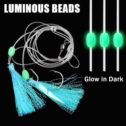 Shaddock Fishing Bait Rigs Saltwater with Sharp Hooks for Flounder Halibut - Image 5