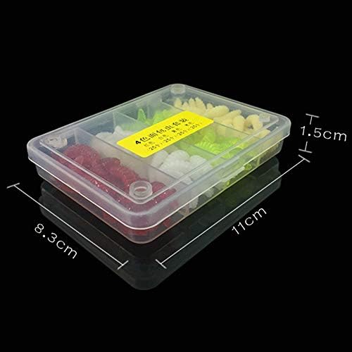 100pcs Fresh Water Fishing Bait, Soft Plastic Worms, Bass Fishing Worms, Soft Bait Shad Fishing Lures, Worm Baits - Image 4
