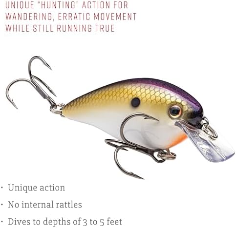 Strike King KVD 1.5 Hard Knock Fishing Lure, 3/8 oz, 3D Lifelike Eyes - Image 4