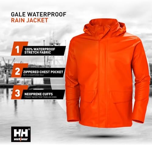 Helly Hansen Gale Men's Rain Jacket, Waterproof, Stretch Fit, Hiking Jacket - Image 4