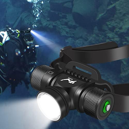 WINDFIRE Scuba Diving Headlamp Professional LED Dive Light IPX8 Waterproof - Image 5