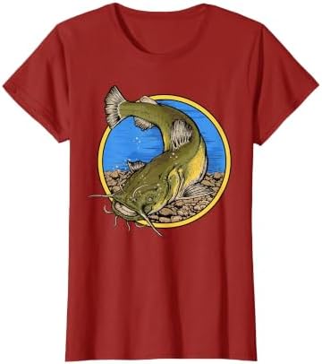 Flathead Catfish Fishing T-Shirt by Hunting+%26+Fishing+Merch