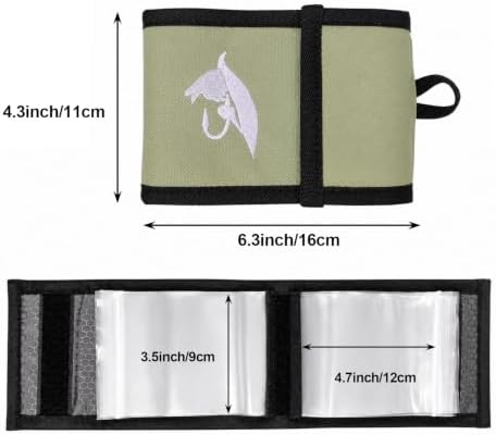 Aventik 10 Pockets Fishing Tackle Binder LeaderTippet Line Leader Wallet - Image 3
