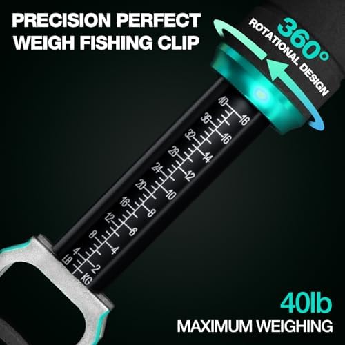 Ghosthorn Fish Lip Gripper with Scale 40lb Aluminum Alloy Fishing Grabber - Image 3