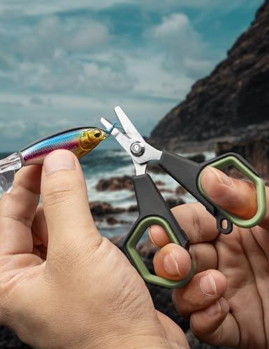2pc Fishing Scissors,3.9" Fishing Braided Line Cutter - Image 5