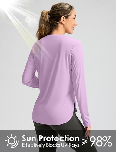 G Gradual Women's Sun Shirts UPF 50+ Long Sleeve Workout Hiking Tops - Image 5