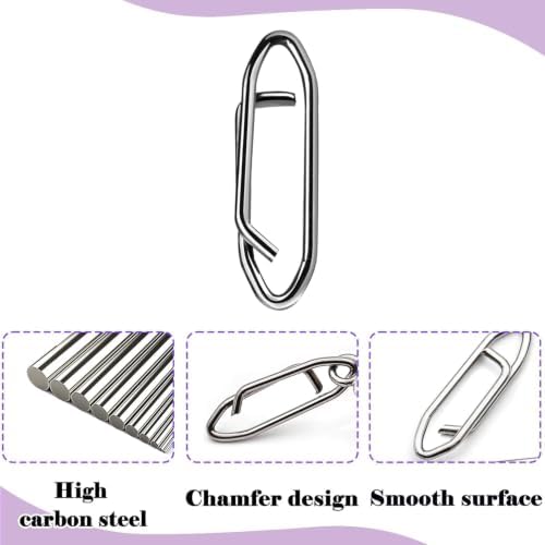 Natufish Fishing Snap Swivels 50/110Pcs High Strength for Saltwater Fishing - Image 2