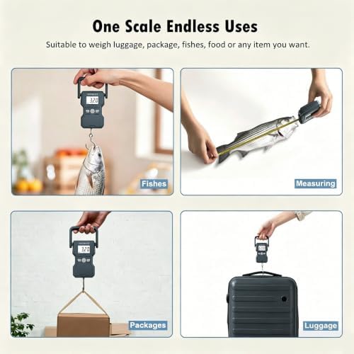 NUTRI FIT Luggage Weight Scale 110lb Hanging Luggage Scale for Suitcase - Image 6