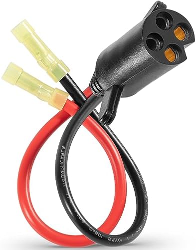 8M4000953 Trolling Motor Guide Power Plug, 2-Prong, Connects with 50A,12V/24V/36V Trolling Motors Male Female Trolling Motor Quick Connector Electrical Power Plug by Sixcow