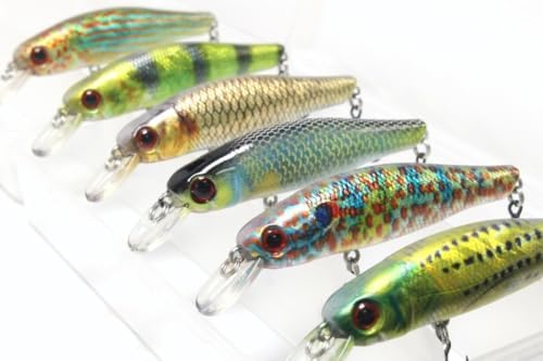 Minnow Crankbait for Bass Fishing Bass Lure Jerkbait Fishing Lures and Tackle Box by wLure