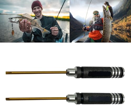 4mm Bump Tip Screwdriver for Fishing Reel Disassembly Precisions Fit Stainless Steel Construction Nonslip Grip Reel Screwdriver - Image 2