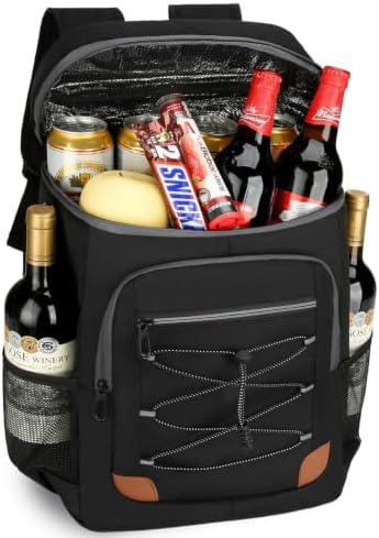 Backpack Cooler Insulated Leakproof, Soft Cooler Backpack for Beach by AMNOW