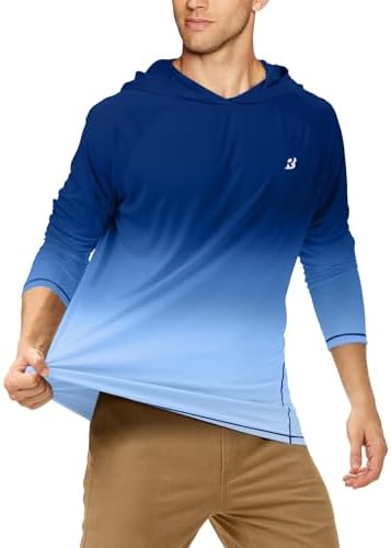 Roadbox Mens Fishing Sun Hoodie, Long Sleeve UPF 50+ UV Protection Shirts - Image 2