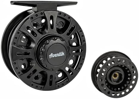 Aventik HVCE Classic III Graphite Large Arbor Fly Reel by AVENTIK