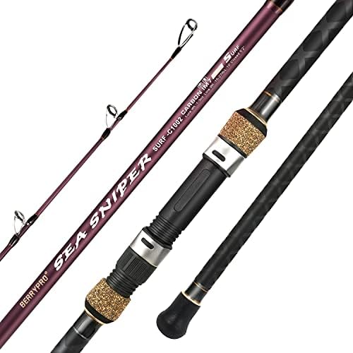 Berrypro Surf Spinning & Casting Fishing Rod Carbon Travel Fishing Rod by BERRYPRO