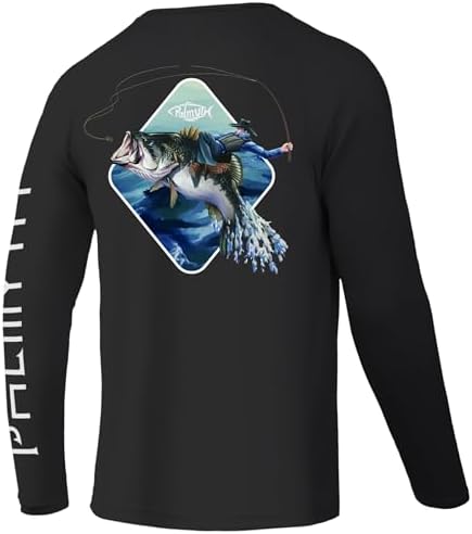 Palmyth Fishing Shirts for Men Long Sleeve UPF 50+ T Shirt Sun Protection by PALMYTH