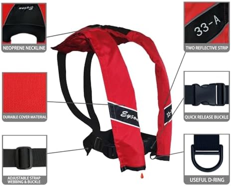 Eyson Slim Inflatable Life Jacket Life Vest Automatic - Image 4