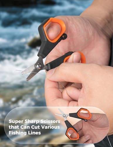 2pc Fishing Scissors,3.9" Fishing Braided Line Cutter - Image 3