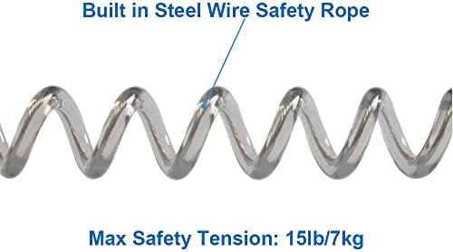 Retractable Coiled Lanyards with Carabiner Clips - Image 5