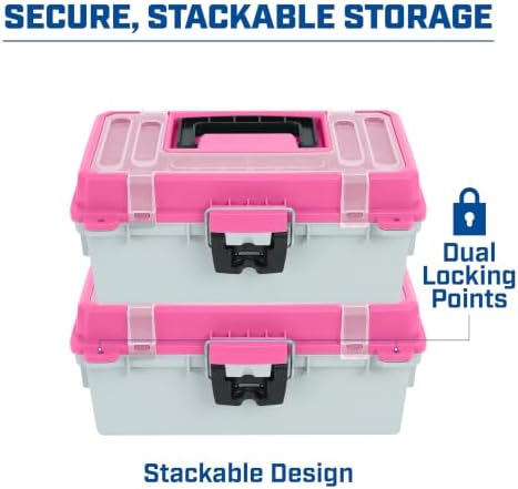 Sheffield 12288 13" Made in USA Tackle Box w/Lift Out Tray & Deep Storage - Image 7