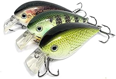 Crankbait for Bass Fishing inches Shallow Diving Crank Bait Square Bill Cranking Fishing Lures - Image 2
