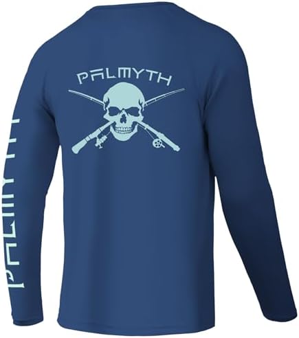 Palmyth Fishing Shirts for Men Long Sleeve UPF 50+ T Shirt Sun Protection by PALMYTH